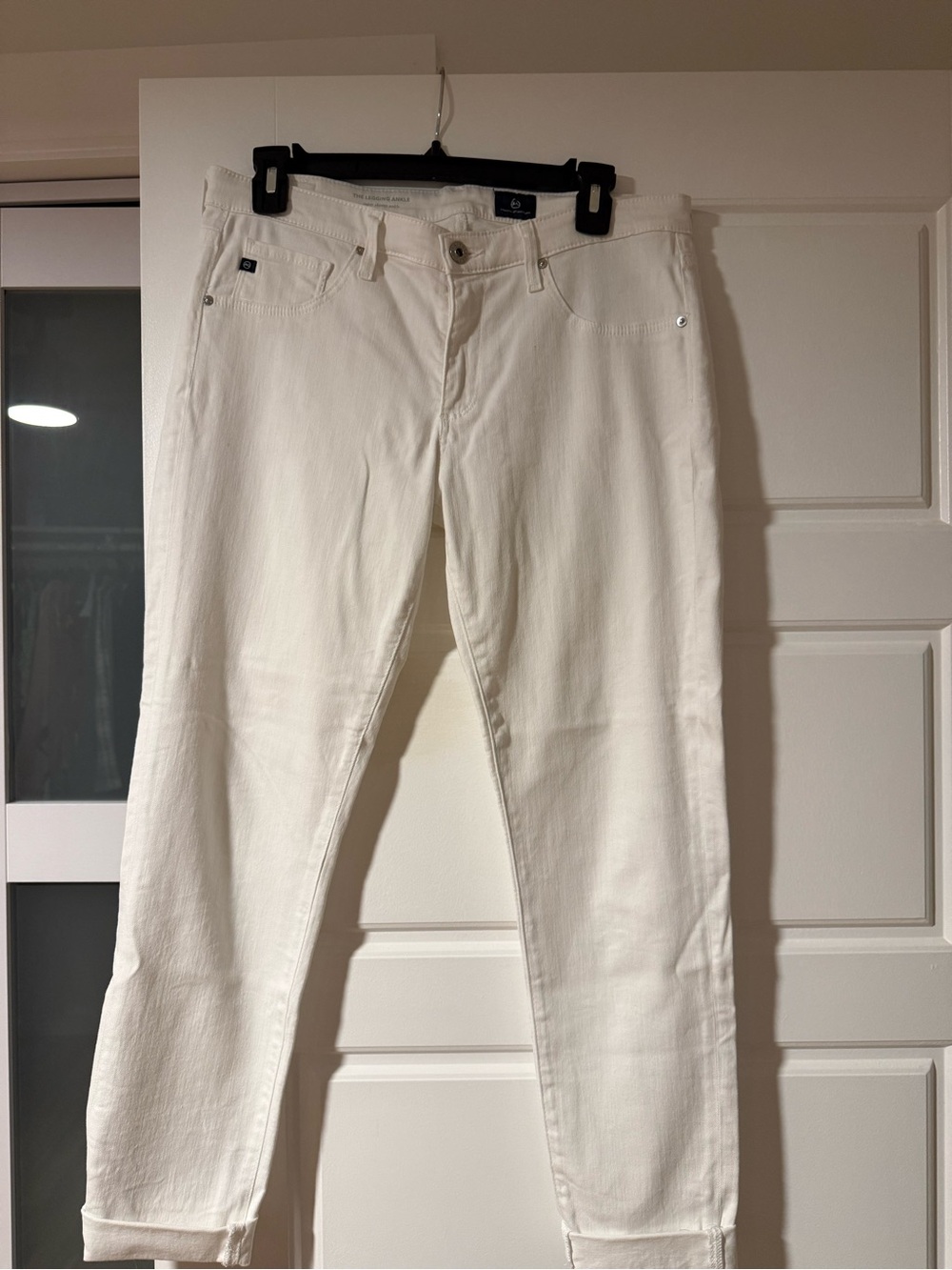 Ag Adriano Goldschmied White Skinny Jeans